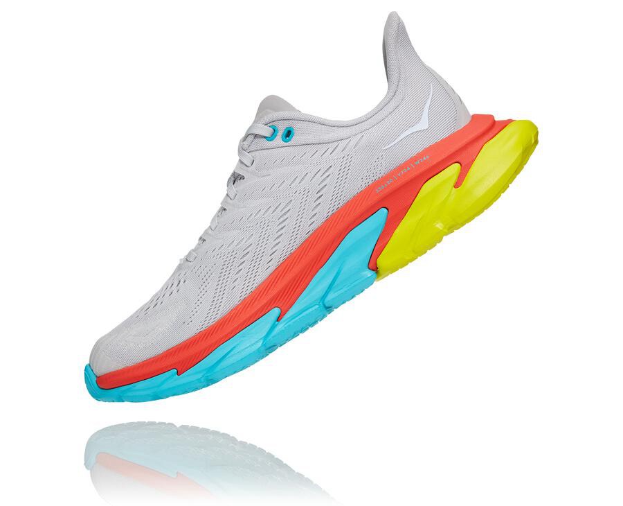 Hoka One One Koşu Ayakkabısı Erkek Gri - Clifton Edge - PF1843652